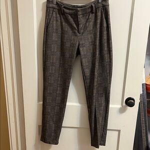 Liverpool Women's Checkered Brown Pants